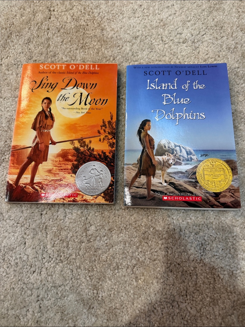 Set of 2 Paperback Scott O’ Dell books